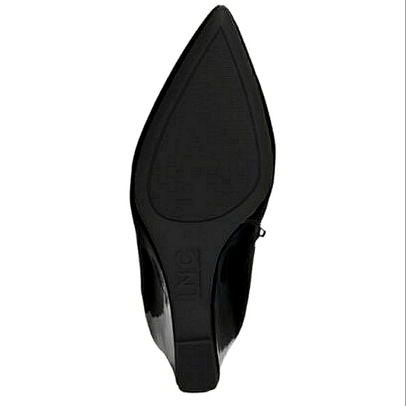 New w/Box INC International Concepts Azah Hidden Wedge Black Booties Size 10 - Picture 5 of 7
